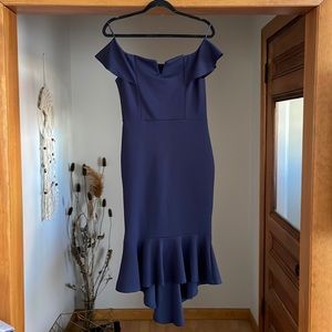 Navy/Blue Quiz cocktail dress, M